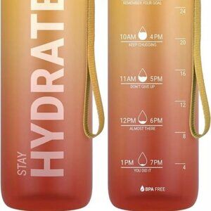 Sahara Sailor Water Bottles, 32oz Motivational Sports Water Bottle